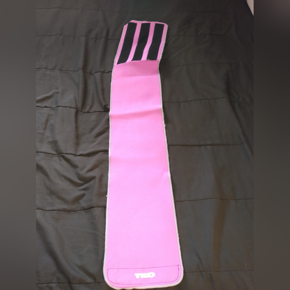 TKO Women's Pink and Black Fitness Wrap